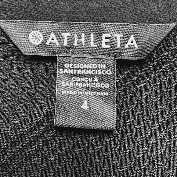 Athleta Venture Out Dress built in shorts Black Size 4 - Picture 9 of 11